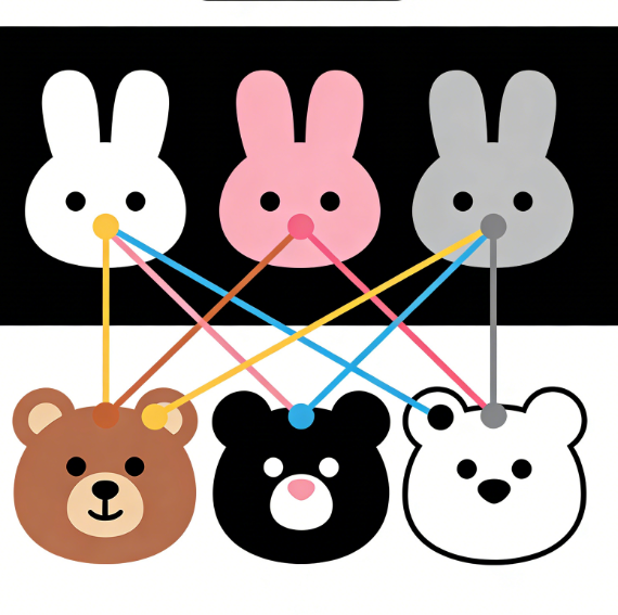 Animal Combination Connections (Rabbit + Bear)